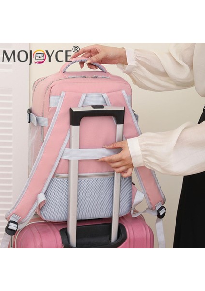 Haki Unisex Rahat Çanta Çok Cepli Uzatılabilir Sırt Çantası Ayakkabı Cebi ile USB Şarj Portu Açık Iş Gezisi Seyahat Çantası (Yurt Dışından) indirimleri