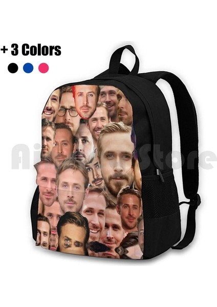Sırt Çantası-Siyah Onesize Ryan Gosling Açık Yürüyüş Sırt Çantası Su Geçirmez Kamp Seyahat Ryan Gosling Gosling Ryan Love Sıcak Abs Lala Land Film Film (Yurt Dışından) modelleri