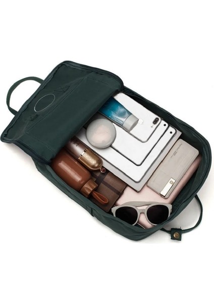 8 Okyanus Yeşili 20 L Orijinal Tasarımcı Logolu Klasik Sırt Çantası Öğrenci Su Geçirmez Seyahat Dizüstü Bilgisayar Kanvas Açık Okul Çantası Çantaları Bayan Kız Için (Yurt Dışından) fiyatları