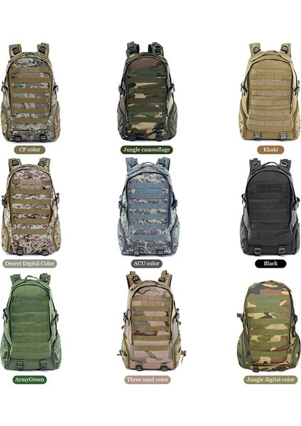 Siyah Erkekler 900D Oxford Ordu Askeri Taktik Sırt Çantası Açık Su Geçirmez Kamp Yürüyüş Mochila Kamuflaj Sırt Çantası Avcılık Molle Çantası (Yurt Dışından) indirimleri