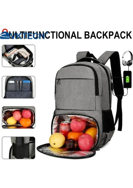 Lacivert Termal Sırt Çantası Sızdırmaz Büyük Kapasiteli Ayarlanabilir Omuz Askıları Kamp Yürüyüş Piknik Oxford Outdoor Için Yalıtımlı Çanta (Yurt Dışından) fırsatları