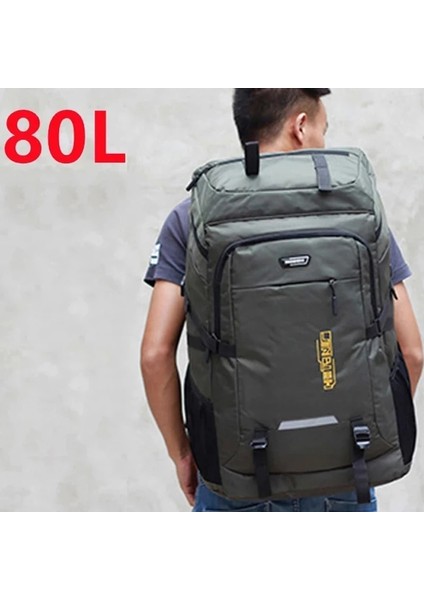 50L Siyah 80L 50L Erkek Açık Sırt Çantası Tırmanma Seyahat Sırt Çantası Spor Kamp Sırt Çantası Yürüyüş Okul Çantası Paketi Erkek Kadın Kadın (Yurt Dışından) indirimleri