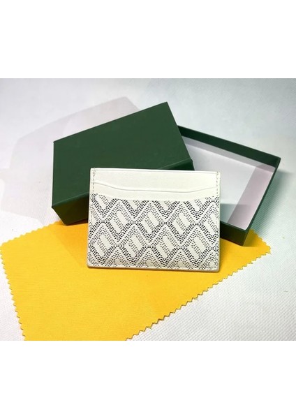 Beyaz Köpek Goyar Lüks Yükseltilmiş Versiyonu Kart Kılıfı Kore Kart Sahibinin Erkekler ve Kadınlar Için Popüler Tasarım Moda Y Baskı Kart Kılıfı (Yurt Dışından)