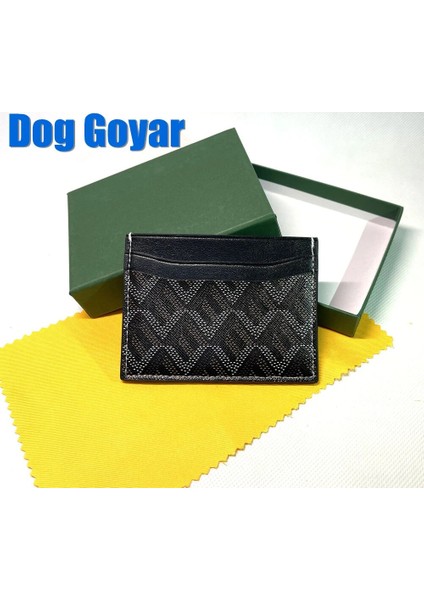 Beyaz Köpek Goyar Lüks Yükseltilmiş Versiyonu Kart Kılıfı Kore Kart Sahibinin Erkekler ve Kadınlar Için Popüler Tasarım Moda Y Baskı Kart Kılıfı (Yurt Dışından) fırsatları