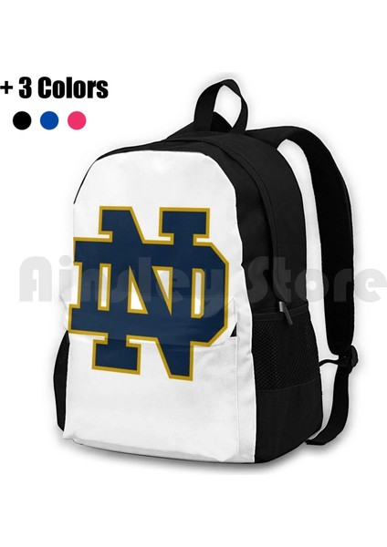 Sırt Çantası-Siyah Onesize Notre Dame Dövüş Irlanda Futbolu 1 Açık Yürüyüş Sırt Çantası Su Geçirmez Kamp Seyahat Notre Dame Dövüş Irlanda Logosu Kulüp Takımı (Yurt Dışından) modelleri