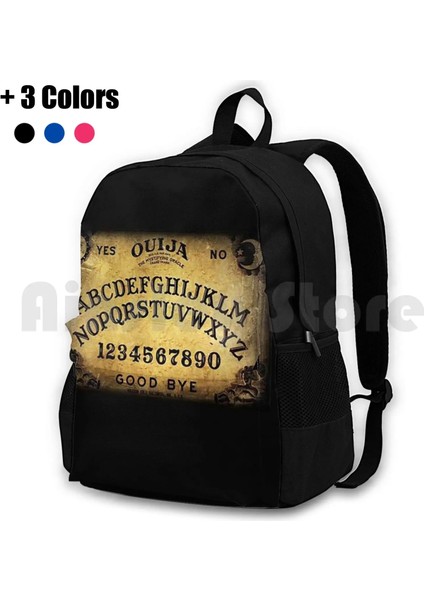 Sırt Çantası-Siyah Onesize Ouija Oyun Tahtası Açık Hava Yürüyüşü Sırt Çantası Binme Tırmanma Spor Çantası Masa Oyunları Ouija Hayaletler Korku Filmleri Insanlar Ruhlar Aile (Yurt Dışından)