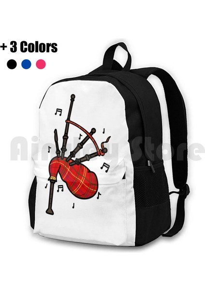 Sırt Çantası-Mavi Onesize Gayda Açık Yürüyüş Sırt Çantası Su Geçirmez Kamp Seyahat Gayda Müzik Enstrümanı Iskoç Iskoçya Tartan (Yurt Dışından) modelleri