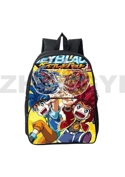 BEYBLADE199 12 Inç 24X30X11 cm Komik Karikatür Beyblade Burst 3D Sırt Çantası Erkek Açık Spor Okul Çantaları 12/16 Inç Mini Sırt Çantası Japon Anime Çanta Kadınlar Için (Yurt Dışından) fiyatları