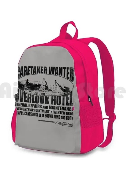 Sırt Çantası-Pembe Onesize Bekçi Aranıyor Açık Hava Yürüyüş Sırt Çantası Su Geçirmez Kamp Seyahat Bekçi Aranıyor Overlook Hotel Overlook Hotel Overlook (Yurt Dışından)