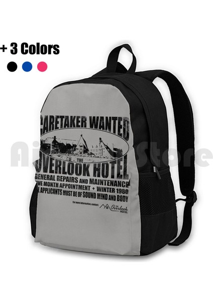 Sırt Çantası-Pembe Onesize Bekçi Aranıyor Açık Hava Yürüyüş Sırt Çantası Su Geçirmez Kamp Seyahat Bekçi Aranıyor Overlook Hotel Overlook Hotel Overlook (Yurt Dışından) modelleri