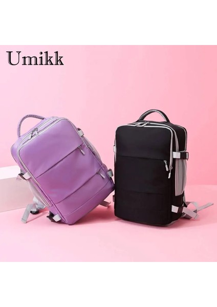 Pembe 1 Kadın Seyahat Sırt Çantası Büyük Kapasiteli Spor Eğitim Çantası Su Geçirmez Ayakkabı Bölmesi ile Açık Hava Sporları Için Aşınmaya Dayanıklı (Yurt Dışından) modelleri