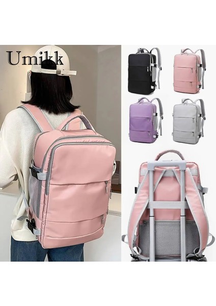 Pembe 1 Kadın Seyahat Sırt Çantası Büyük Kapasiteli Spor Eğitim Çantası Su Geçirmez Ayakkabı Bölmesi ile Açık Hava Sporları Için Aşınmaya Dayanıklı (Yurt Dışından) indirimleri