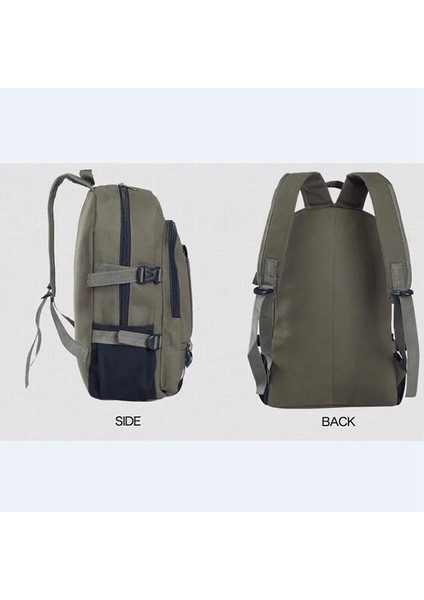 Kahverengi Küçük Dayanıklı Kanvas Sırt Çantası Erkek Kadın Büyük Kapasiteli Okul Dizüstü Sırt Çantası Okul Çantası Gizli Sakli Konusmalar Açık Seyahat Sırt Çantası Çanta (Yurt Dışından) fırsatları