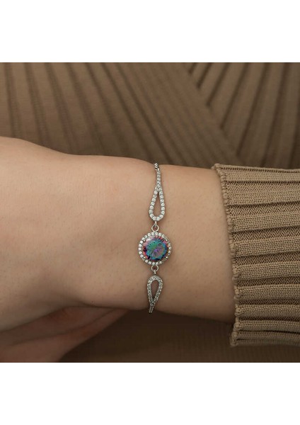 925 Ayar Gümüş Mistik Topaz Bileklik fırsatları