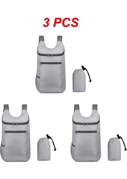 Stil E 3 Adet 1/3 Adet Yeni Su Geçirmez Sırt Çantası Taşınabilir Erkek Kadın Seyahat Çantası Katlanır Çanta Öğrenci Sırt Çantası Sırt Çantası Açık Büyük Kapasiteli (Yurt Dışından)