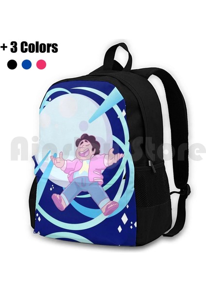 Sırt Çantası-Siyah Onesize Steven Universe The Movie Açık Hava Yürüyüşü Sırt Çantası Binme Tırmanma Spor Çantası Steven Universe Su Stevenuniverse (Yurt Dışından)