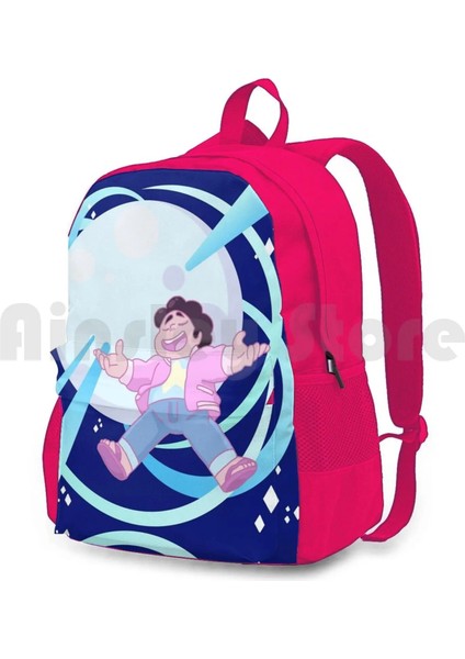 Sırt Çantası-Siyah Onesize Steven Universe The Movie Açık Hava Yürüyüşü Sırt Çantası Binme Tırmanma Spor Çantası Steven Universe Su Stevenuniverse (Yurt Dışından)