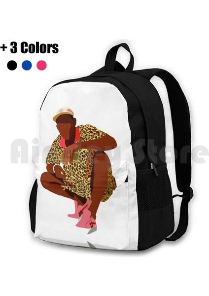 Sırt Çantası-Pembe Onesize Tyler Açık Hava Yürüyüşü Sırt Çantası Binicilik Tırmanma Spor Çantası Müzik Müzik Igor Tyler Creater Tyler The Creater Rap Rapçi Vsco (Yurt Dışından) modelleri