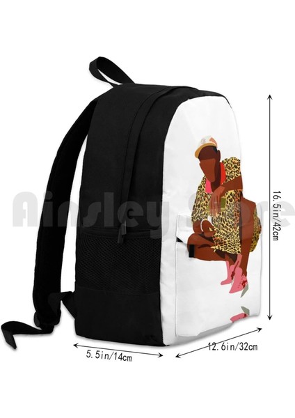 Sırt Çantası-Pembe Onesize Tyler Açık Hava Yürüyüşü Sırt Çantası Binicilik Tırmanma Spor Çantası Müzik Müzik Igor Tyler Creater Tyler The Creater Rap Rapçi Vsco (Yurt Dışından) indirimleri