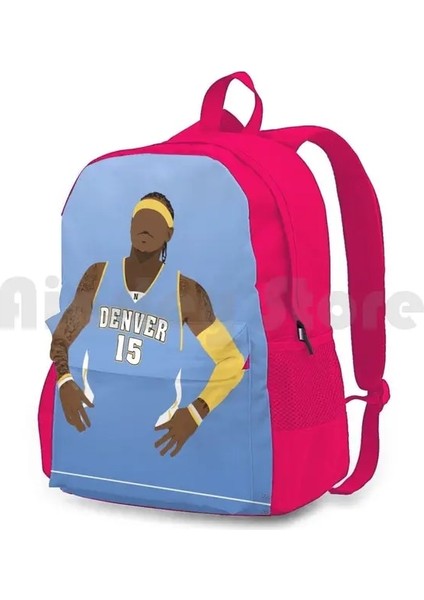 Sırt Çantası-Pembe Onesize Carmelo Anthony Açık Yürüyüş Sırt Çantası Su Geçirmez Kamp Seyahat Carmelo Anthony Melo Basketbol Bball Çemberler Spor Atlet (Yurt Dışından)