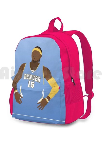Sırt Çantası-Pembe Onesize Carmelo Anthony Açık Yürüyüş Sırt Çantası Su Geçirmez Kamp Seyahat Carmelo Anthony Melo Basketbol Bball Çemberler Spor Atlet (Yurt Dışından) indirimleri