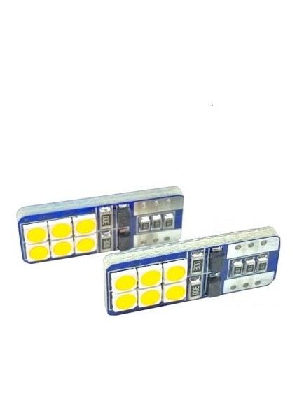 T10 LED Oto Park Plaka Ampulü Beyaz PH7020 W5W