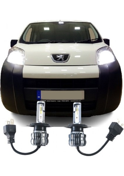 Peugeot Bıpper H4 LED Xenon Oto Ampulü Zero