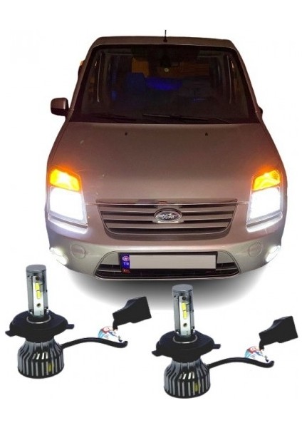 Ford Connect (2002-2013) H4 LED Xenon Oto Ampulü Zero