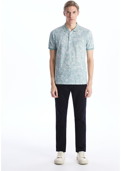Classic Polo Yaka Kısa Kollu Desenli Erkek Tişört modelleri
