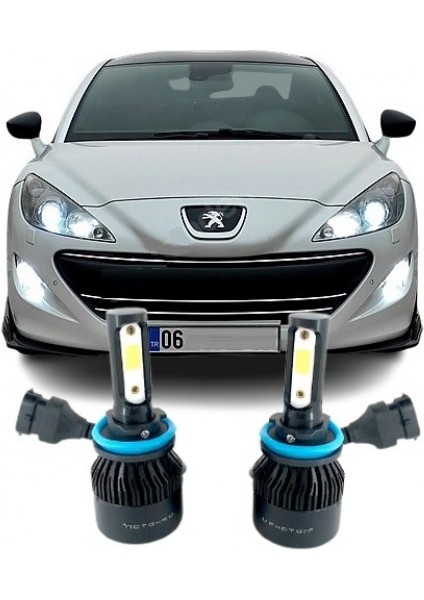 Peugeot Rcz LED Xenon Sis Farı Ampulü Duo H8