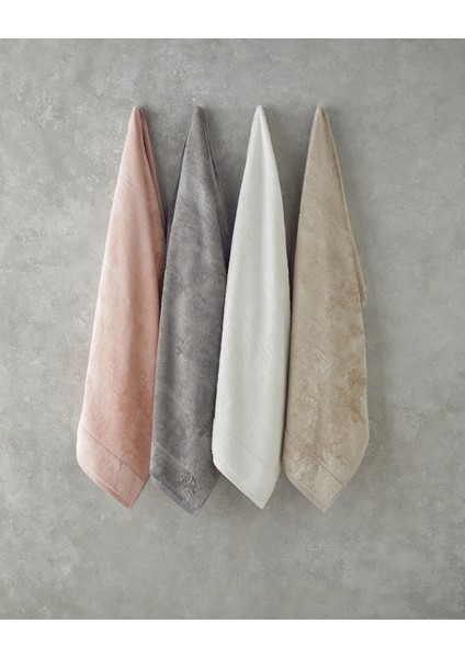 Leafy Bambu Banyo Havlusu 70X140 cm Pembe modelleri