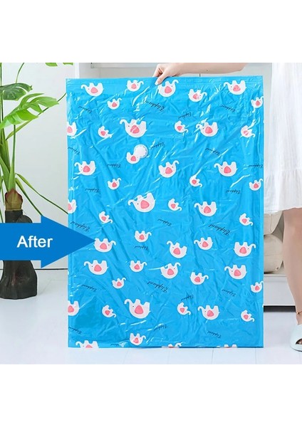 80X100CM 4 Parça Yeniden Kullanılabilir Vakum Saklama Çantası Ev Organizatör Yatak Giysileri Yorgan Seyahat Mühür Sıkıştırılmış Uzay Tasarruf Çanta Dolap Organizatör (Yurt Dışından) fırsatları