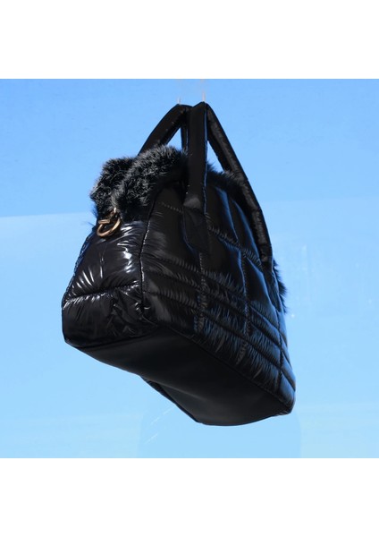 Yeşil 34X25X14CM Kış Tavşan Kürk Çanta Lüks Çanta Tasarımcısı Yastıklı Omuz Çantaları Yumuşak Uzay Pamuk Çanta Crossbody Çanta Kadın Çanta (Yurt Dışından) fırsatları