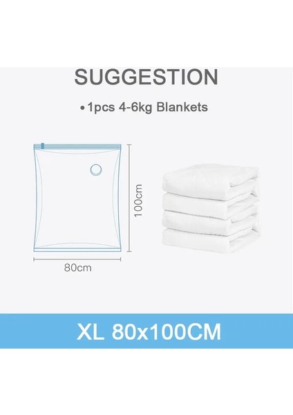 80X100CM 3 Parça Manuel Sıkıştırma Vakum Saklama Torbası Giysiler Için Yorganlar Battaniyeler Yastıklar Ev Düzenleyici Mühür Çanta Uzay Tasarrufu Pompaya Gerek Yok (Yurt Dışından)