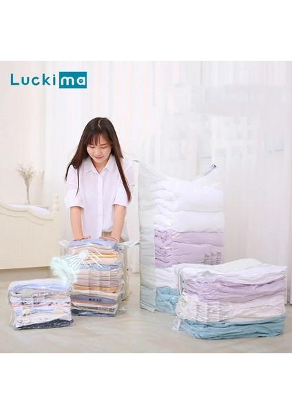 80X100CM 3 Parça Manuel Sıkıştırma Vakum Saklama Torbası Giysiler Için Yorganlar Battaniyeler Yastıklar Ev Düzenleyici Mühür Çanta Uzay Tasarrufu Pompaya Gerek Yok (Yurt Dışından) modelleri