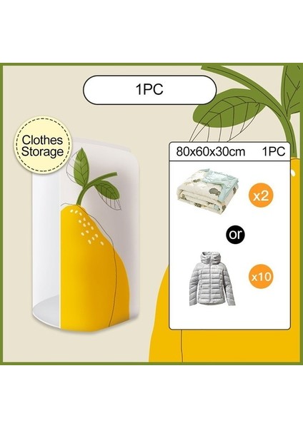 80X60X30CM Depolama Organizatör Vakum Torbaları Giyim Battaniye Elbise Yorgan Dolap Hava Sıkıştırma Torbası Yeniden Kullanılabilir Yerden Tasarruf Depolama Öğeleri (Yurt Dışından)