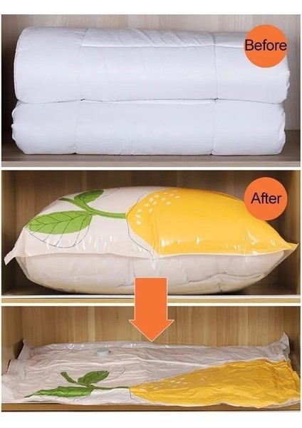 80X60X30CM Depolama Organizatör Vakum Torbaları Giyim Battaniye Elbise Yorgan Dolap Hava Sıkıştırma Torbası Yeniden Kullanılabilir Yerden Tasarruf Depolama Öğeleri (Yurt Dışından) modelleri