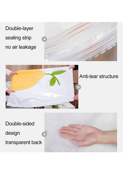 80X60X30CM Depolama Organizatör Vakum Torbaları Giyim Battaniye Elbise Yorgan Dolap Hava Sıkıştırma Torbası Yeniden Kullanılabilir Yerden Tasarruf Depolama Öğeleri (Yurt Dışından) fırsatları