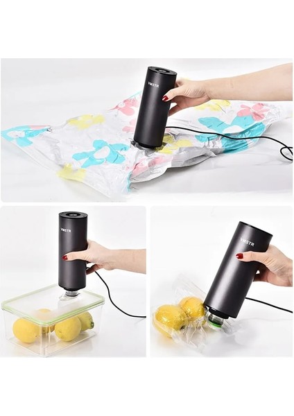 5 ADET-80X60CM-GIYSI 2 In 1 Hava Vakum Makinesi Şişirme Kompresörü Pompası Giysiler Için Gıda Sıkıştırma Torbası Space Saver Vakum Saklama Torbası Packer (Yurt Dışından) modelleri