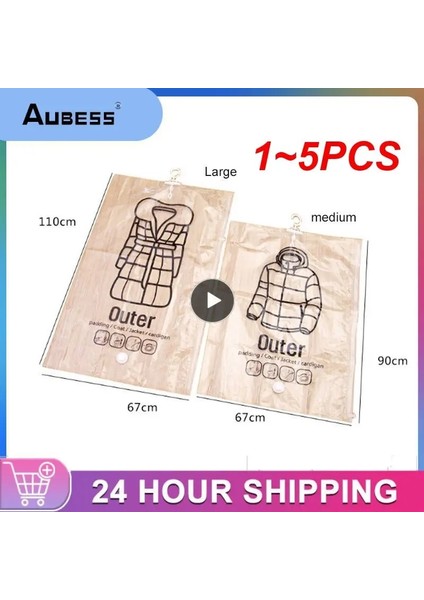 Stil B 3 Adet 1 ~ 5 Adet Dolap Asılı Organizatör Vakum Torbası Elbise Saklama Çantası Askı ile Yerden Tasarruflu Temizle Mühür Çanta Dolap Sıkıştırılmış (Yurt Dışından) fiyatları