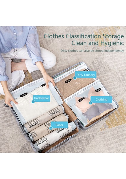 45X70 cm 5 Adet 1/2/5 Adet Vakum Torbası Seyahat Yerden Tasarruflu Roll Up Sıkıştırma Depolama Gömlek Çanta Seyahat Bavulları Için Ekstra Büyük Bez (Yurt Dışından) modelleri