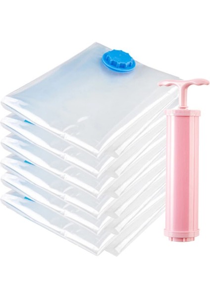 Sadece Çantalar 8 Adet Büyük 60X80CM Vakum Saklama Torbaları Giysi Yastıklar Yatak Daha Fazla Yer Tasarrufu Kilitli Torba Mühür Fermuarlı Sıkıştırma Dolap Organizatör (Yurt Dışından) fiyatları