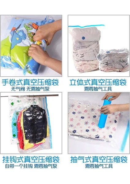 50X70 cm Uygun Vakum Poşeti Depolama Ev Düzenleyici Şeffaf Elbise Organizatör Mühür Sıkıştırılmış Seyahat Tasarruflu Yer Çanta Paketi (Yurt Dışından) indirimleri