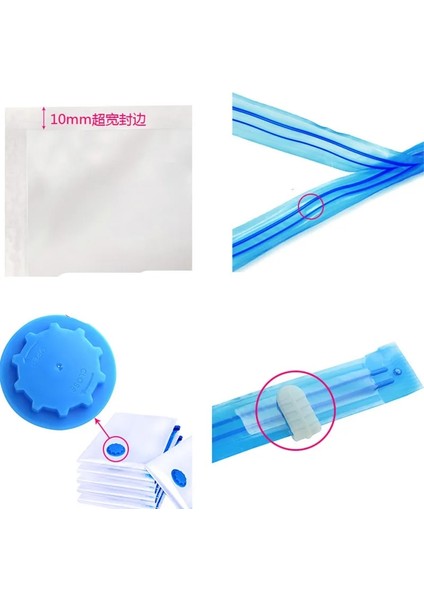 1 Adet Rastgele Renk 70CMX100CM Kalınlaşmış Uygun Vakum Torbası Saklama Çantası Şeffaf Elbise Mühür Sıkıştırılmış Seyahat Yerden Tasarruflu Çanta Ambalaj Çantası (Yurt Dışından) indirimleri