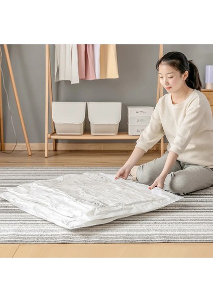 60X80CM Vakum Poşeti Depolama Ev Düzenleyici Çantası Katlanabilir Giysi Saklama Mühür Sıkıştırılmış Seyahat Yerden Tasarruf Sağlayan Çanta Mühür Paketi (Yurt Dışından) indirimleri