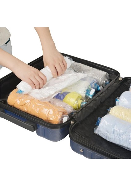 10 Paket 50CM x 70CM Giysiler Için Vakumlu Saklama Çantası, Seyahat Organizatörü, Yerden Tasarruflu Dolap, El Rulo Sıkıştırma Çantası, 5 Paket, 16 Paket (Yurt Dışından) fiyatları