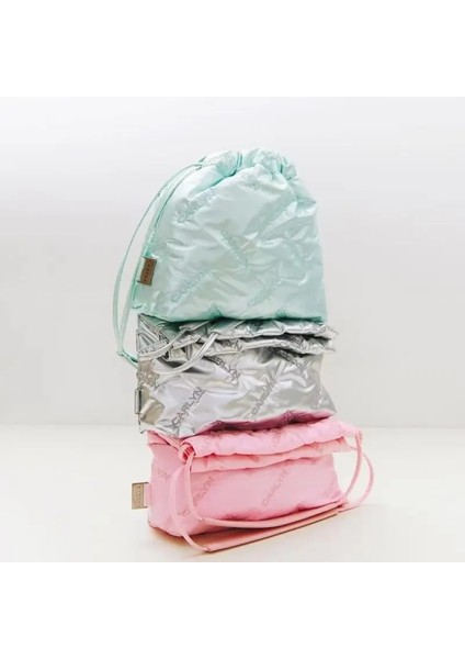 Denim Mavi-Büyük Kore Carlyn Marka Lüks Çanta Kadın Uzay Pamuk Aşağı Çanta Moda Işlemeli Harfler Omuz Çantası Tasarım Tote Çanta (Yurt Dışından) fırsatları