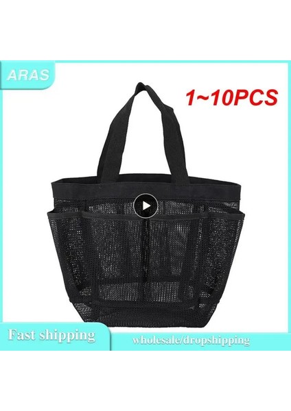 Stil A 7 Adet 1 ~ 10 Adet Taşınabilir Duş Saklama Çantası Çabuk Kuruyan Örgü Duş Çantası Örgü Duş Caddy Tote Banyolar Için Yerden Tasarruf ve Hafif (Yurt Dışından) fiyatları
