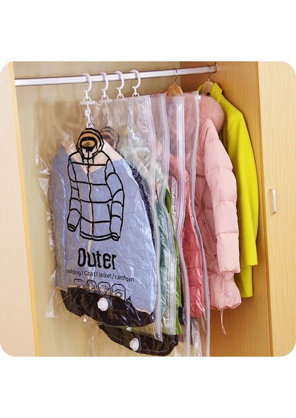 67X90 cm Dolap Asılı Organizatör Vakum Torbaları Giysi Saklama Çantası ile Değer Askı Yerden Tasarruflu Mühür Çanta Dolap Sıkıştırılmış Çanta (Yurt Dışından) fiyatları