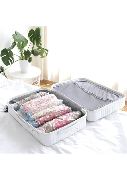 35X50CM 8 Adet Elle Vakum Sıkıştırılmış Çanta Roll Up Mühür Çanta Seyahat Uzay Tasarrufu Saklama Torbaları Elbise Organizatör Yeniden Kullanılabilir Toz Geçirmez Çuval (Yurt Dışından) indirimleri